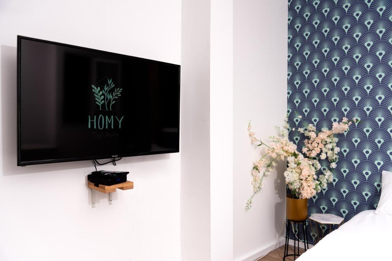 Stylish Studio Apartments On Dizengoff By Homy Tel Aviv Bagian luar foto