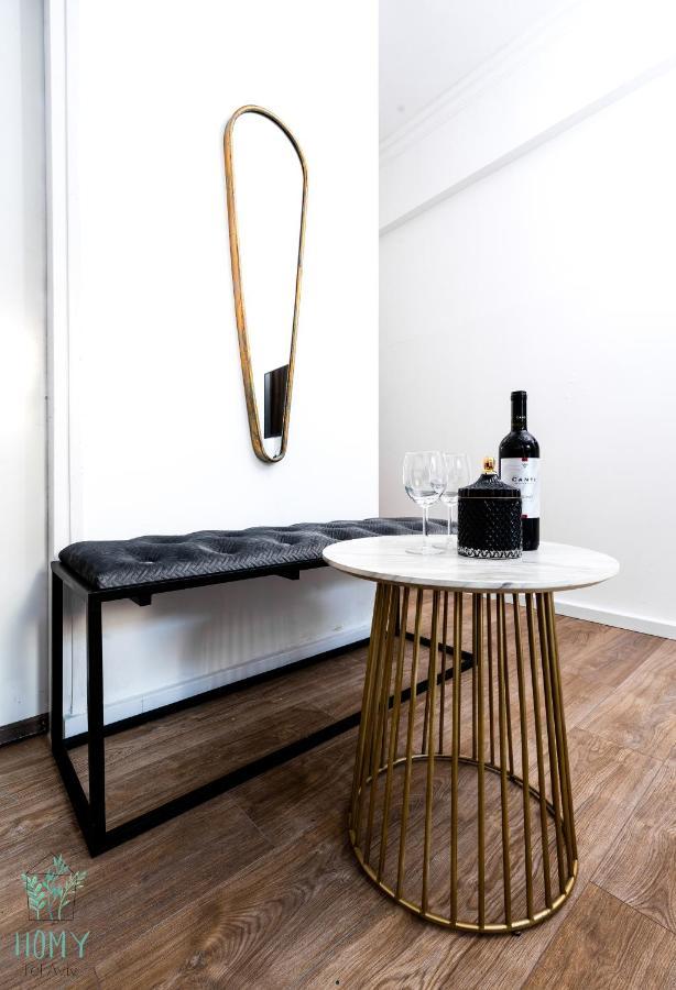 Stylish Studio Apartments On Dizengoff By Homy Tel Aviv Bagian luar foto