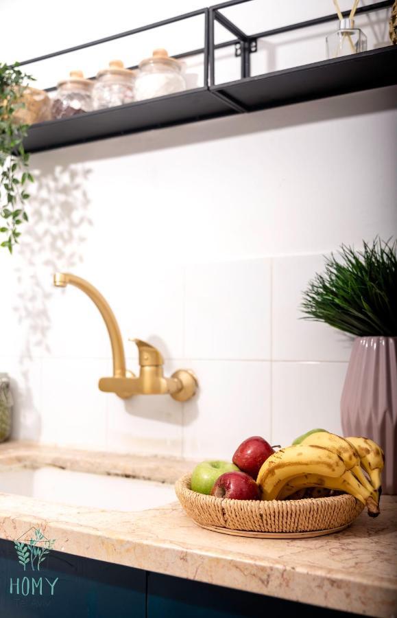 Stylish Studio Apartments On Dizengoff By Homy Tel Aviv Bagian luar foto