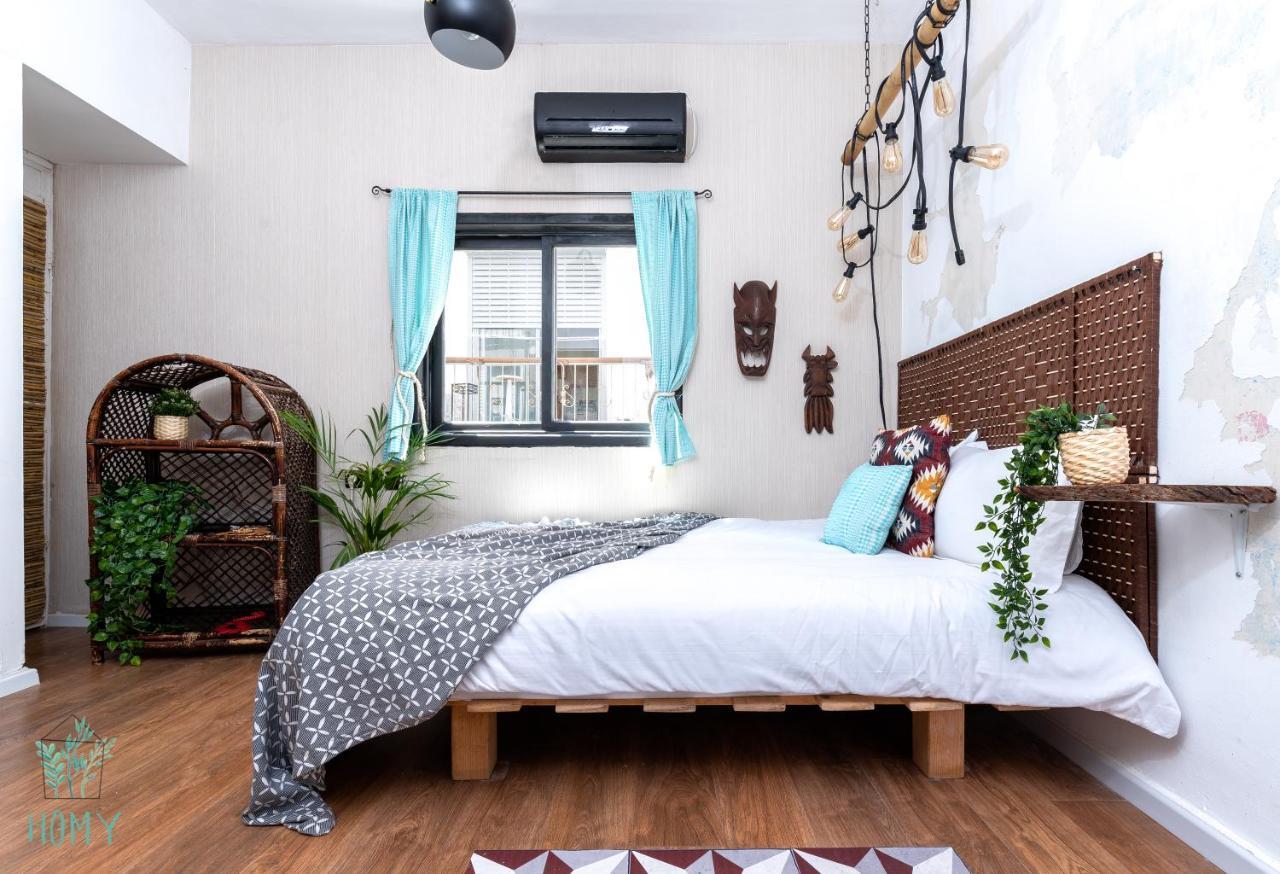 Stylish Studio Apartments On Dizengoff By Homy Tel Aviv Bagian luar foto