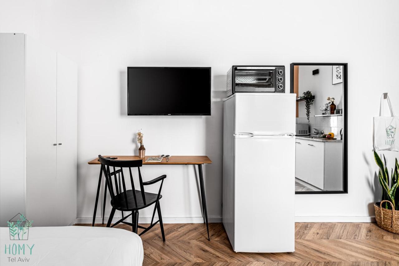 Stylish Studio Apartments On Dizengoff By Homy Tel Aviv Bagian luar foto
